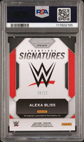 2024 Panini Prizm WWE Champion Signatures CSABS Alexa Bliss Gold Disco /10 PSA 9 - underpaidcollectibles