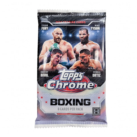 2024 Topps Chrome® Boxing - Hobby Pack - underpaidcollectibles