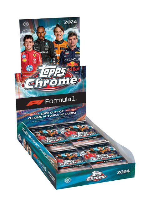 2024 Topps Chrome® Formula 1 - Hobby Box - underpaidcollectibles