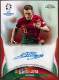 2024 Topps Chrome UEFA Euro Diogo Jota Autograph CA-DJ - underpaidcollectibles