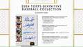 2024 Topps Definitive Baseball MLB Hobby Box - underpaidcollectibles