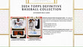 2024 Topps Definitive Baseball MLB Hobby Box - underpaidcollectibles