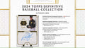 2024 Topps Definitive Baseball MLB Hobby Box - underpaidcollectibles