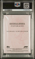 2024 Topps Eccellenza Formula 1 Michael Schumacher Veterano - Pink /75 PSA 10 - underpaidcollectibles