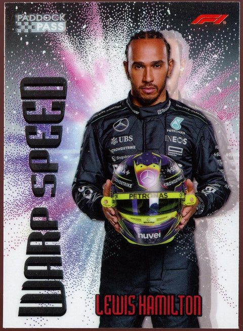2024 Topps Paddock Pass Formula 1 Lewis Hamilton Warp Speed WP-6 - underpaidcollectibles