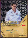 2024 Topps Paddock Pass Formula 1 Toto Wolff Lonestar Signatures Auto /10 - underpaidcollectibles
