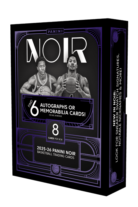 2025-26 Panini Noir Basketball Hobby Box - underpaidcollectibles