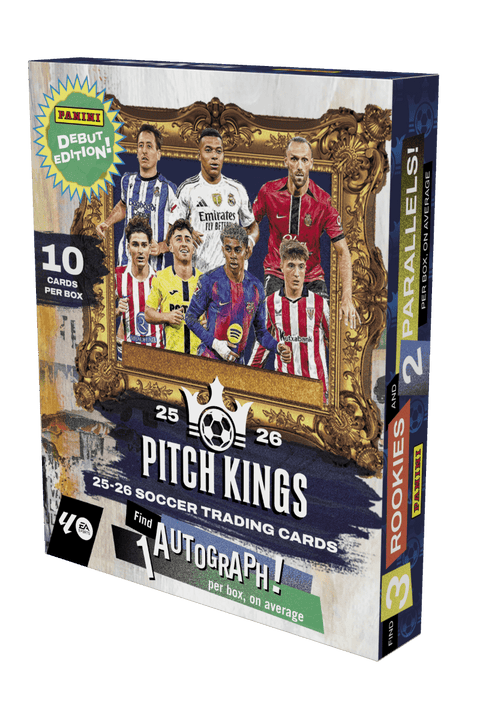 2025-26 Panini Pitch Kings Soccer Hobby International Box - underpaidcollectibles