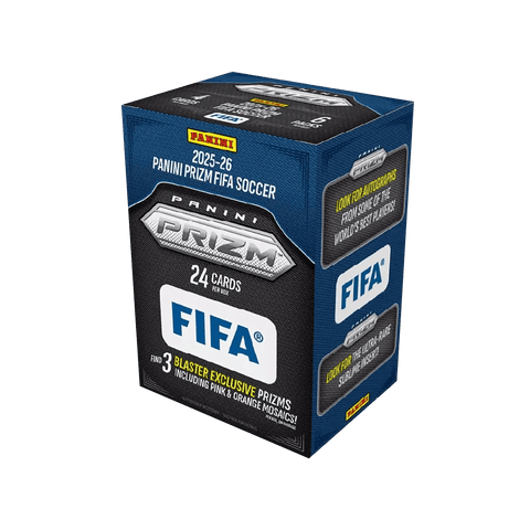 2025 - 26 Panini Prizm FIFA Fußball Blaster Box - underpaidcollectibles