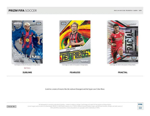 2025 - 26 Panini Prizm FIFA Soccer Road To World Cup Retail Box - underpaidcollectibles