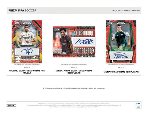 2025 - 26 Panini Prizm FIFA Soccer Road To World Cup Retail Box - underpaidcollectibles