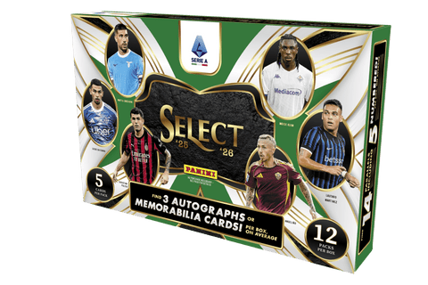 2025 - 26 Panini Select Serie A Soccer Hobby Box - underpaidcollectibles