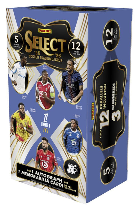 2025-26 Select Ligue 1 Soccer Hobby Hybrid H2 Hobby Box - underpaidcollectibles