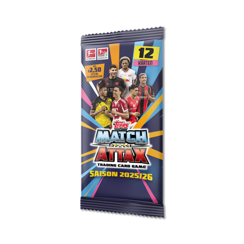 2025 - 26 Topps Bundesliga Match Attax Kartenpäckchen - underpaidcollectibles