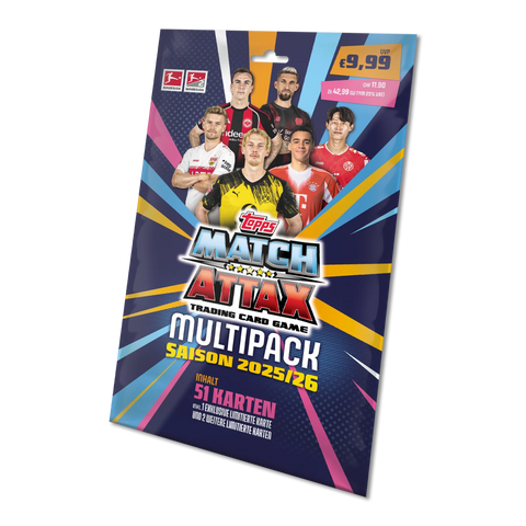 2025 - 26 Topps Bundesliga Match Attax Multipack - underpaidcollectibles