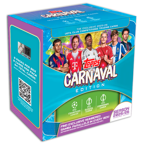 2025-26 Topps Soccer UCC UEFA Club Competitions Carnaval Edition Hobby Box