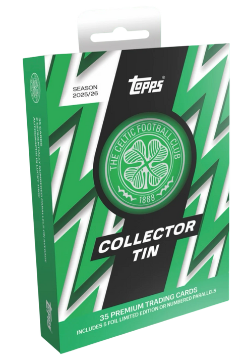 2025 - 26 Topps Celtic FC Collectors Tin - underpaidcollectibles