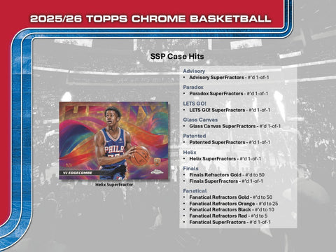 2025 - 26 Topps Chrome Basketball Mega Box - underpaidcollectibles