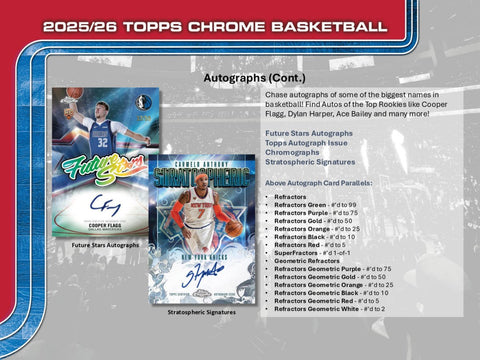 2025 - 26 Topps Chrome Basketball Mega Box - underpaidcollectibles