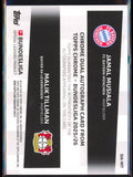 2025 - 26 Topps Chrome Bundesliga Jamal Musiala / Malik Tillman Dual Auto /75 - underpaidcollectibles