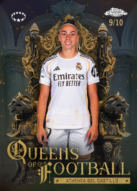 2025-26 Topps Chrome UEFA Women's Champions League Hobby Pack - underpaidcollectibles