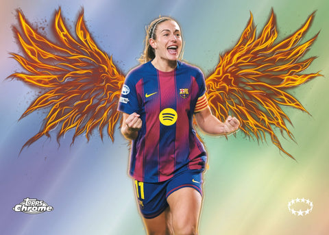 2025-26 Topps Chrome UEFA Women's Champions League Hobby Pack - underpaidcollectibles