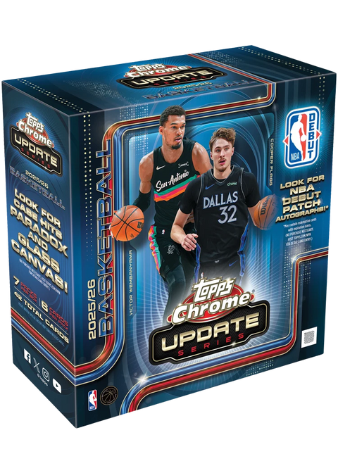 2025-26 Topps Chrome Update Basketball Mega Box - underpaidcollectibles