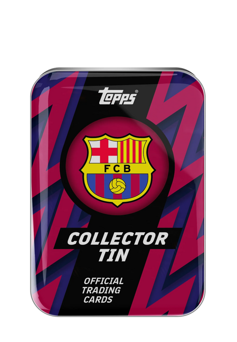 2025 - 26 Topps FC Barcelona Collector Tin - underpaidcollectibles