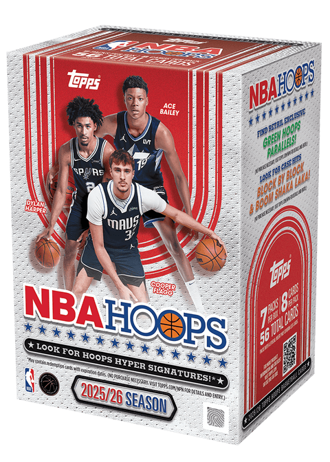 2025 - 26 Topps Hoops Basketball Value Blaster Box - underpaidcollectibles