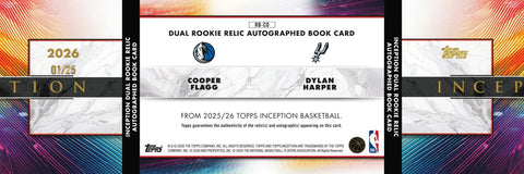 2025-26 Topps Inception Basketball Hobby Box - underpaidcollectibles