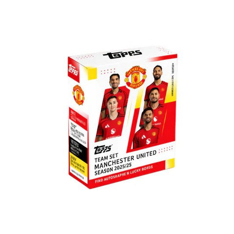 2025 - 26 Topps Manchester United Team Set Box - underpaidcollectibles