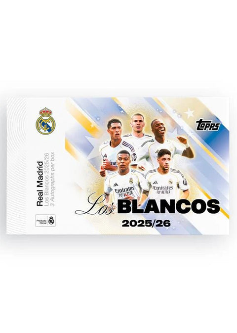 2025 - 26 Topps Real Madrid Los Blancos Hobby Box - underpaidcollectibles