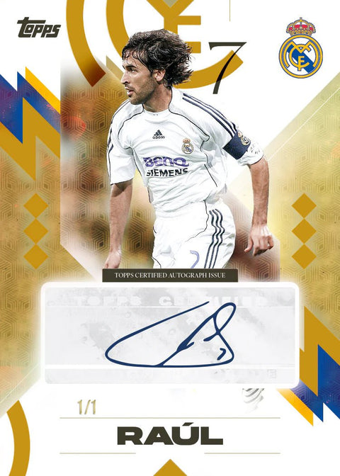 2025 - 26 Topps Real Madrid Los Blancos Hobby Box - underpaidcollectibles