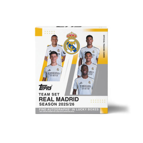 2025 - 26 Topps Real Madrid Team Set Box - underpaidcollectibles