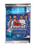 2025-26 Topps UEFA Club Competitions Finest Soccer Hobby Pack - underpaidcollectibles