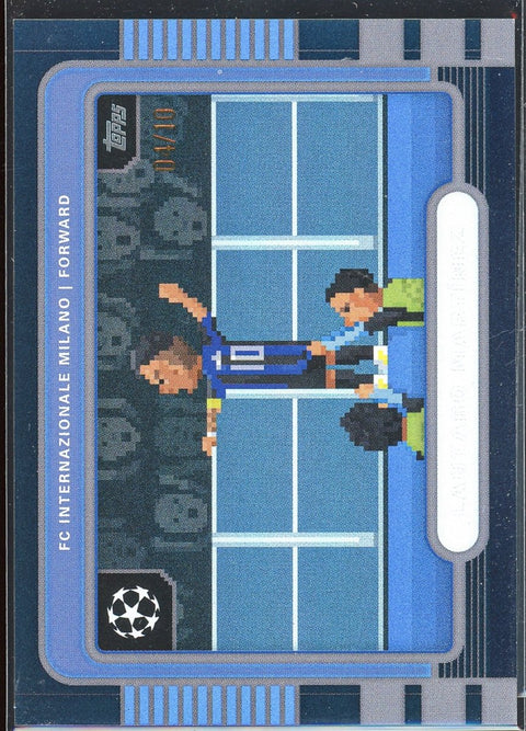 2025 - 26 Topps UEFA UCC Flagship 8 - Bit Shots 8B - 9 Lautaro Martinez /10 - underpaidcollectibles