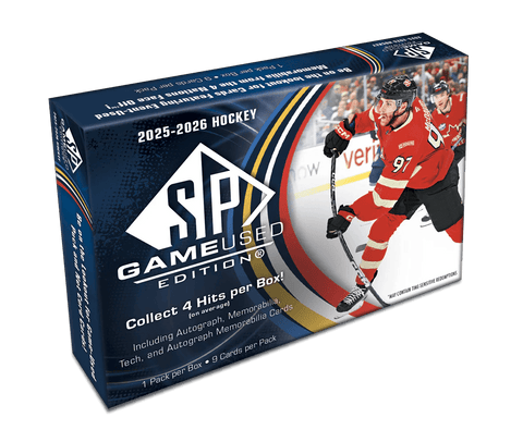 2025 - 26 Upper Deck SP Game Used Hockey Hobby Box - underpaidcollectibles