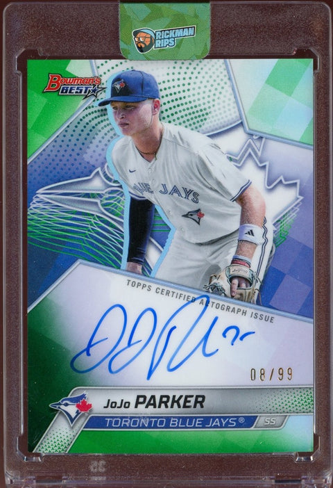 2025 Bowman's Best Baseball JoJo Parker Auto /99 - underpaidcollectibles