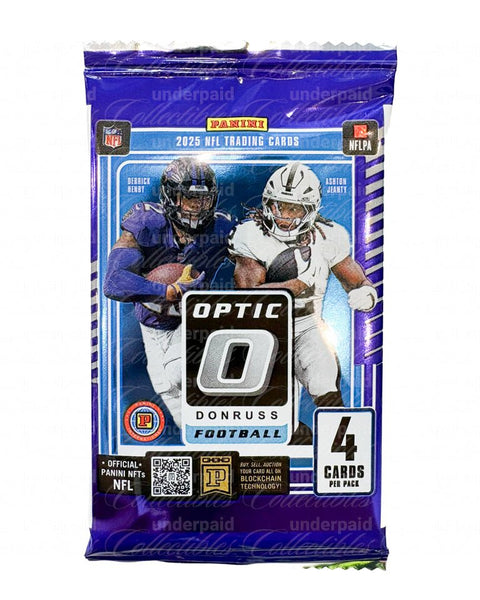 2025 Panini Donruss Optic Football International Hobby Pack - underpaidcollectibles