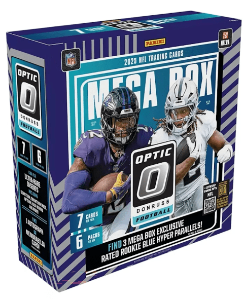 2025 Panini Donruss Optic Football Mega Box - underpaidcollectibles