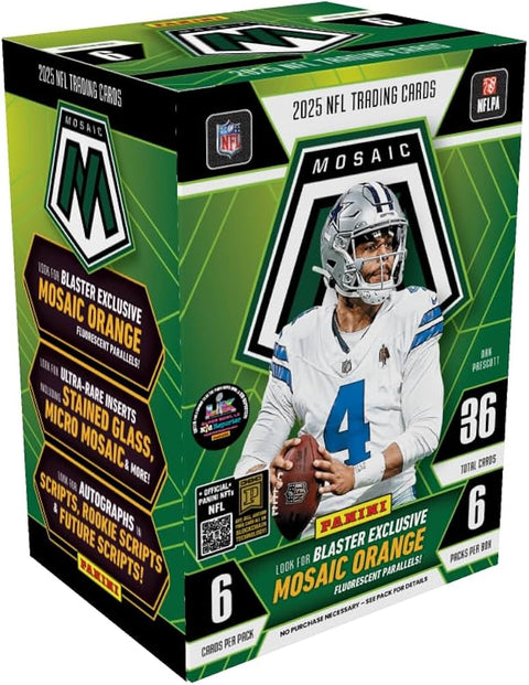2025 Panini Mosaic Football Blaster Box - underpaidcollectibles