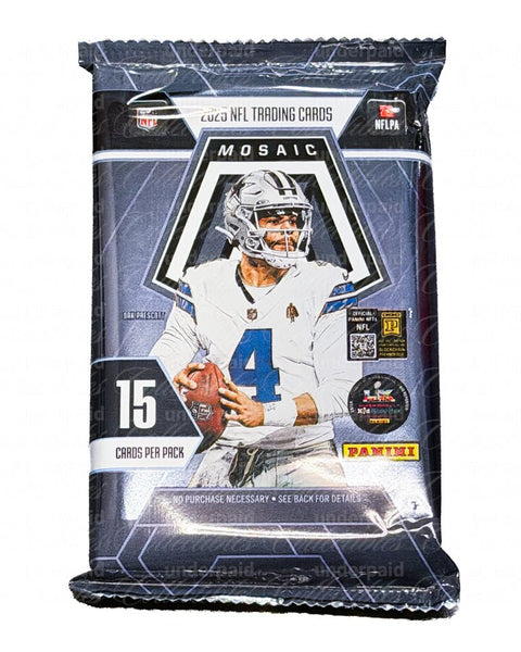 2025 Panini Mosaic Football Hobby Pack - underpaidcollectibles