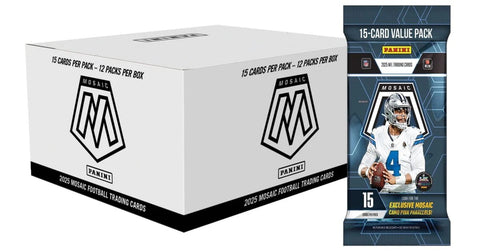 2025 Panini Mosaic Football Value Fat Pack Box - underpaidcollectibles