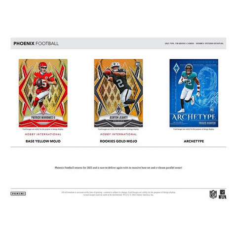 2025 Panini Phoenix Football Hobby International Mega Box - underpaidcollectibles