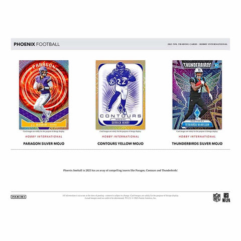 2025 Panini Phoenix Football Hobby International Mega Box - underpaidcollectibles