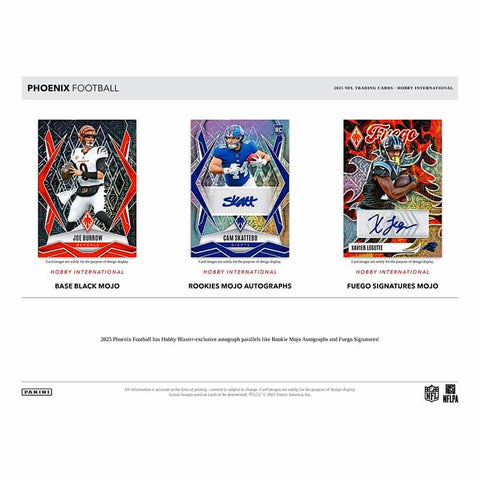 2025 Panini Phoenix Football Hobby International Mega Box - underpaidcollectibles