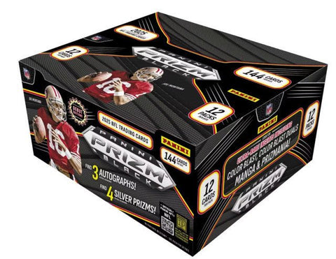 2025 Panini Prizm Black Football Hobby Box - underpaidcollectibles