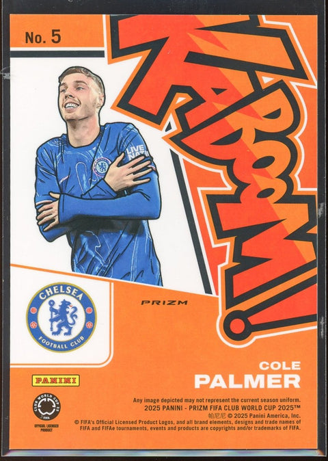 2025 Panini Prizm FIFA Club World Cup Kaboom! 5 Cole Palmer Chelsea FC - underpaidcollectibles