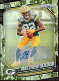 2025 Panini Prizm Football Matthew Golden Rookie Camo Auto /25 - underpaidcollectibles