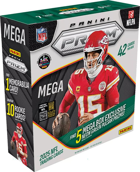 2025 Panini Prizm Football Mega Box - underpaidcollectibles